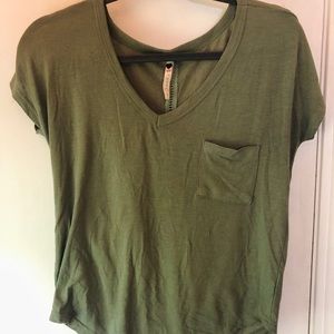 Short sleeve green shirt